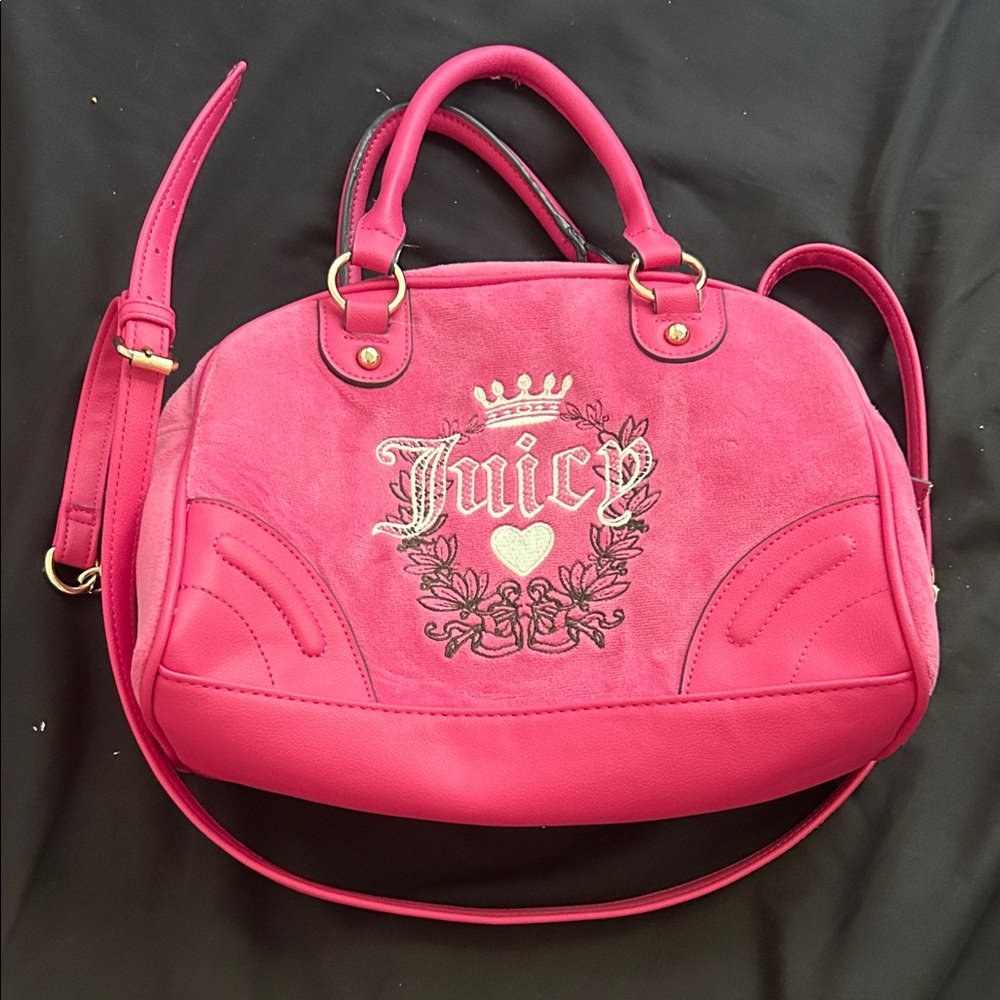 Juicy Couture Pink Heritage Satchel